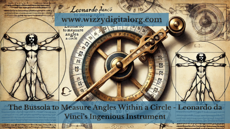 RP features this month bussola to measure angles within a circle leonardo da vinci