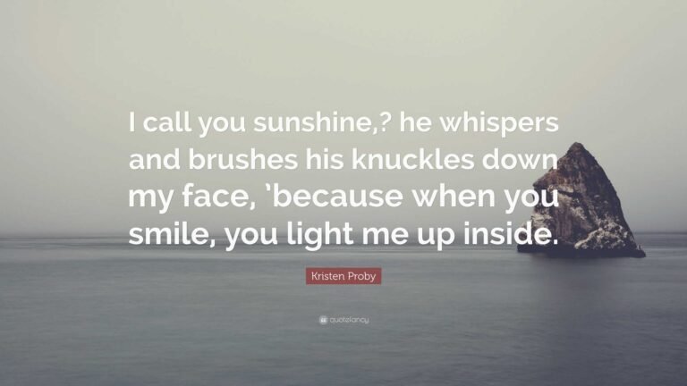 he calls me sunshine