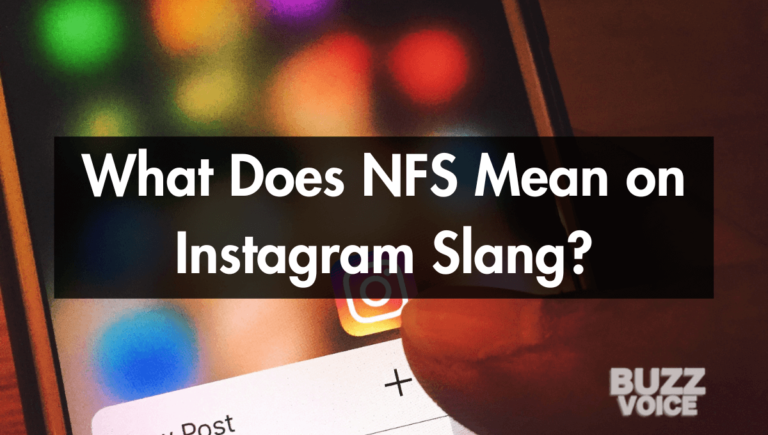 what does nfs mean on instagram